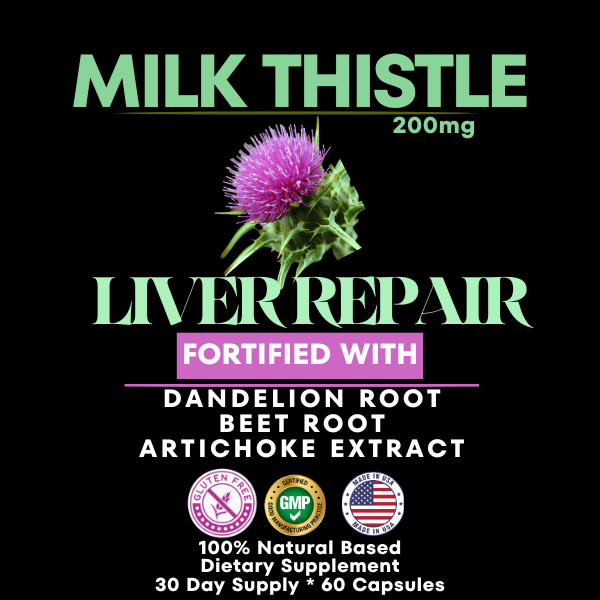 Milk Thistle Liver Support, Fortified With Dandelion, Beet Root, Artichoke