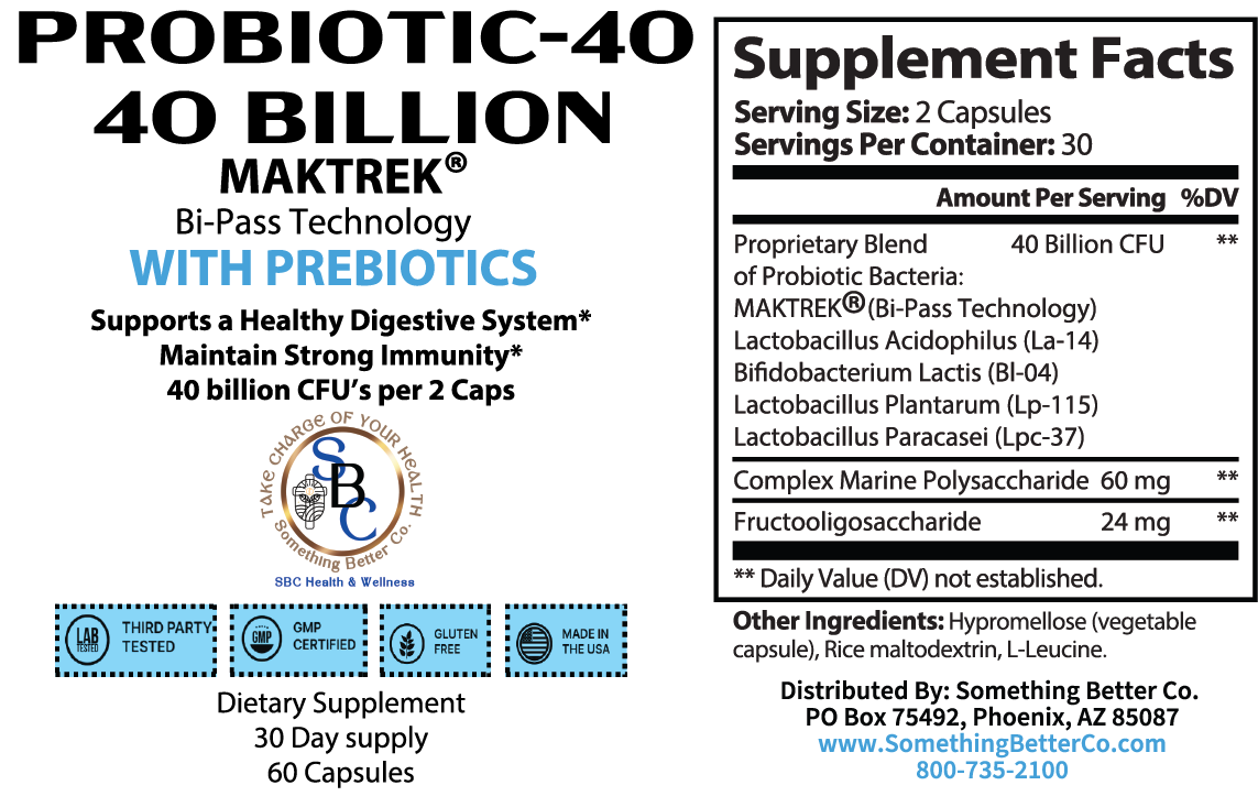 Probiotic-40 Advanced Probiotic Blend