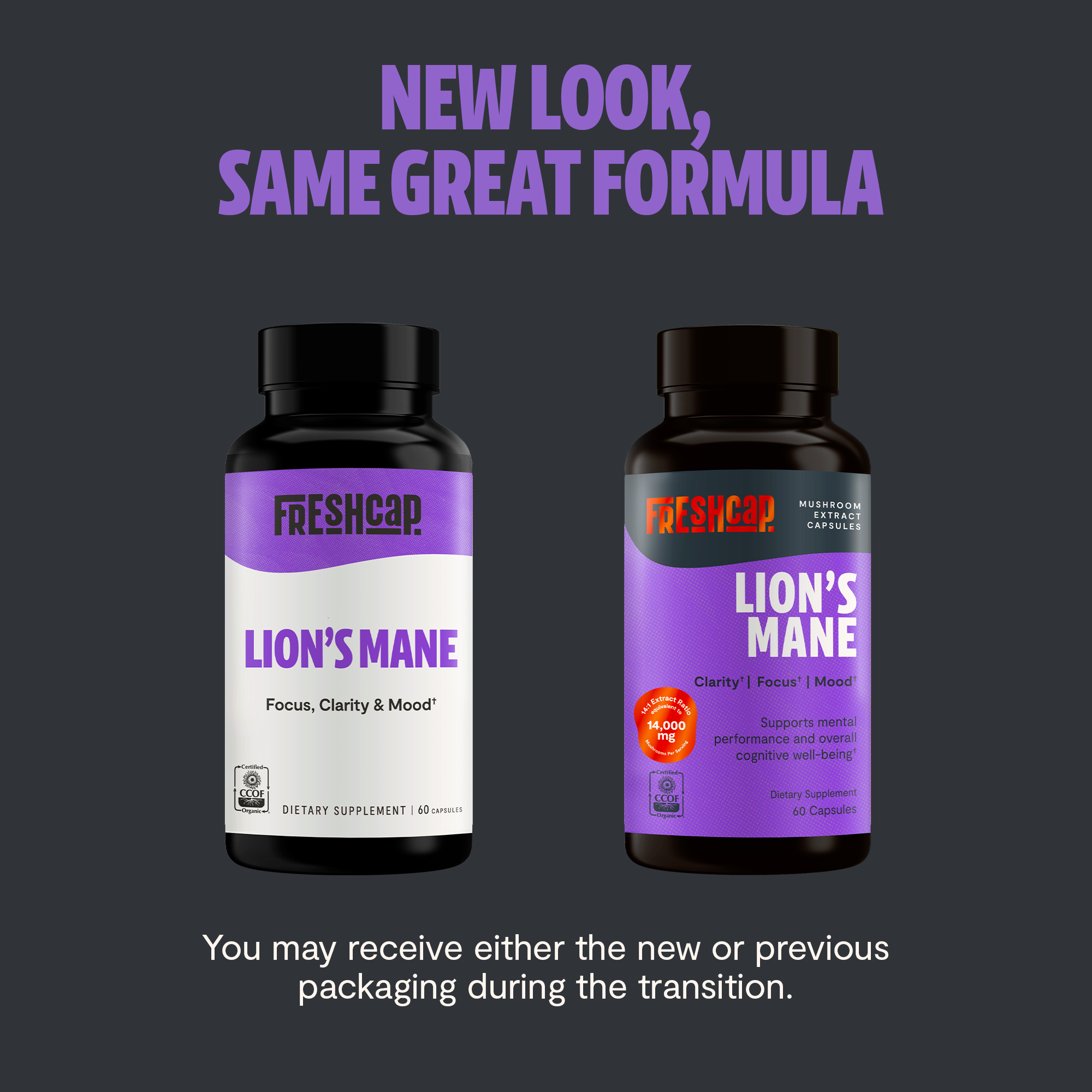 Lion's Mane Mushroom Extract Capsules